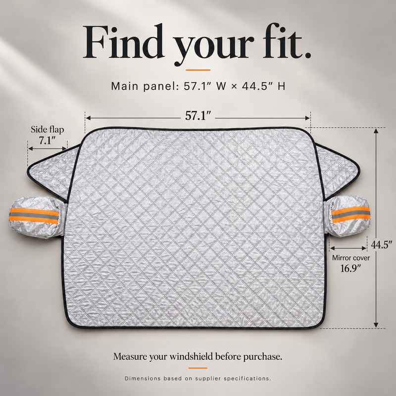 Car Windshield Snow Cover for Winter – Frost & Ice
