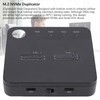 Dpofirs M.2 NVMe SATA SSD Cloner Dock, 20Gbps Dual Bay