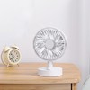 Desk Fan Strong Airflow Stepless Speed Quiet Portable Cooling Table