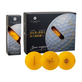 Casco Zeus Impact 3 Golf Ball, Orange