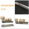 FOMIYES Stainless Steel Fine Tooth Hair Comb for Men Dandruff