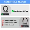 Adhiper Earpads Replacement Ear Cushions for Jabra Evolve2 65 Flex