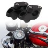LKCCTK Motorcycle Handlebar Risers Handlebar Risers Handlepost 1 Set Black