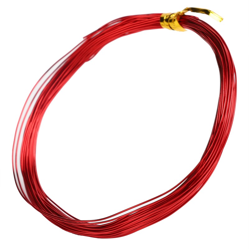 8 Rolls 0.6‑3mm DIY Jewelry Beading Wire Aluminum Craft Wire