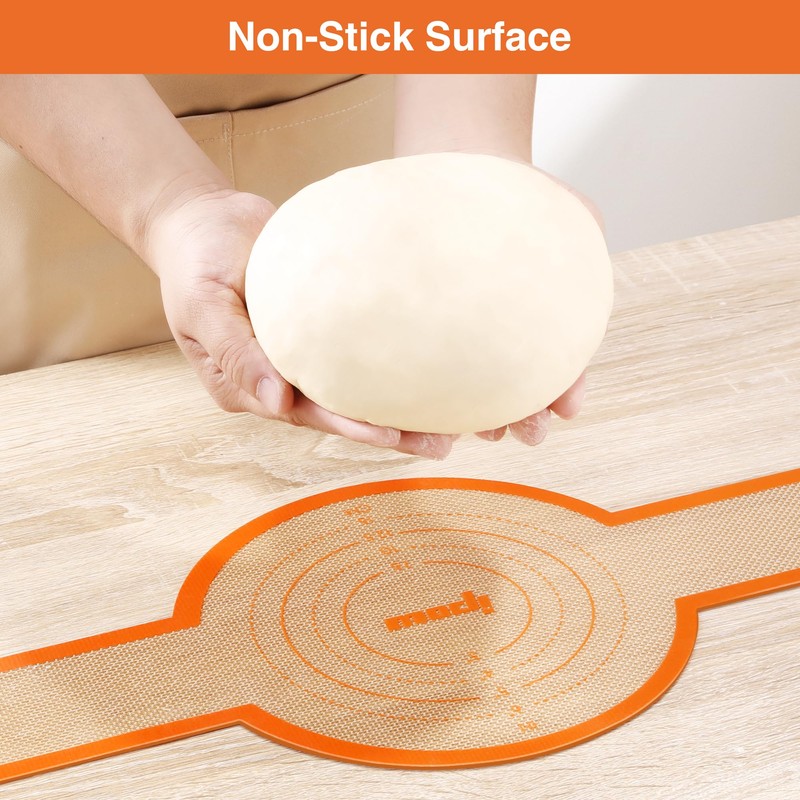 9Pcs Silicone Bread Sling Set for Dutch Oven with Dough
