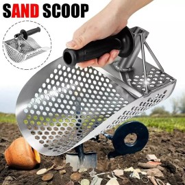 금속 탐지기 모래 탐지 삽 도구 보물 파기 필터 지하 해변 Metal Detector Sand Digging Shovel Tool Treasure Hunting Filter Underground Beach [C. Plastic set]