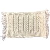 Melody Jane Dolls House Cream Cable Rug or Throw Blanket