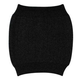 Milya Winter Cashmere Kidney Warmer Back Warmer Elastic Waist Support, black