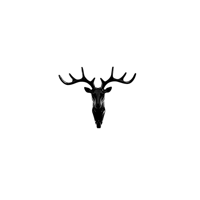 Zenzara Deer Head Clothes Hook Deer Hanger Wall Hook Coat