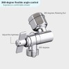 Adjustable Shower Head Extension Adapter, 304 Stainless Steel Shower Angle