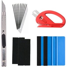 LYSAIMG 16Pcs Vehicle Wrap Vinyl Tools Kit,Car Vinyl Wrap Window Tint Film Tool Kit For Both Professional and DIY Wrappers,For All types of Window Tin.