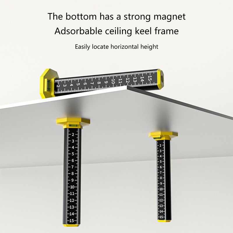 Hqkfuybl Light Steel Leveling Artifact Ceiling Leveling Special Ruler Equal
