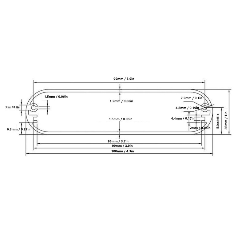Aluminum Alloy Junction Box Integrated Heat Dissipation Enclosure DIY Electronic