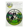 HENSITA Static Window Cling in a Collie Dog & Lambs