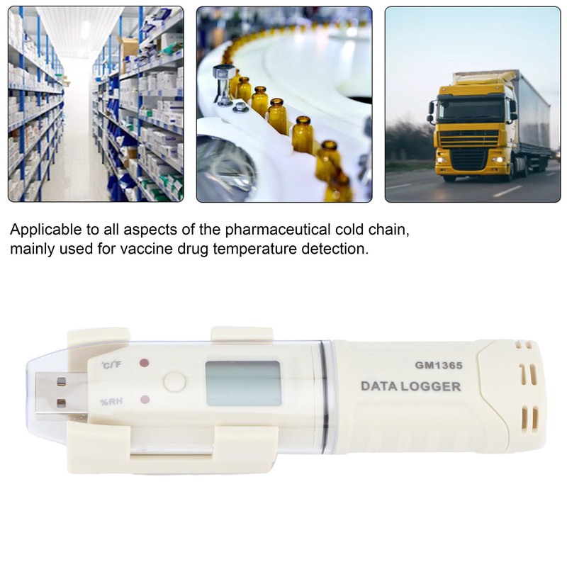 GM1365 Temperature Humidity Recorder Warehouse Thermometer for Cold Storage Laboratory