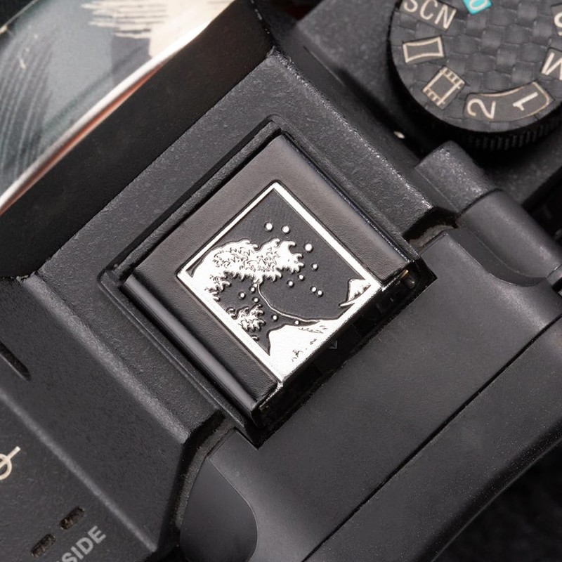 Kanagawa Wave Camera Hot Shoe Protective Cover for Sony A1