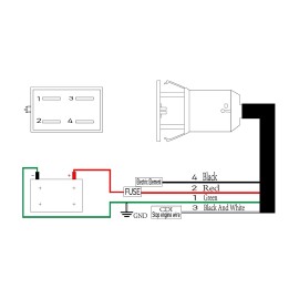 PCC Key Ignition Switch 4 Wires for Pit Bike Quad ATV KS06