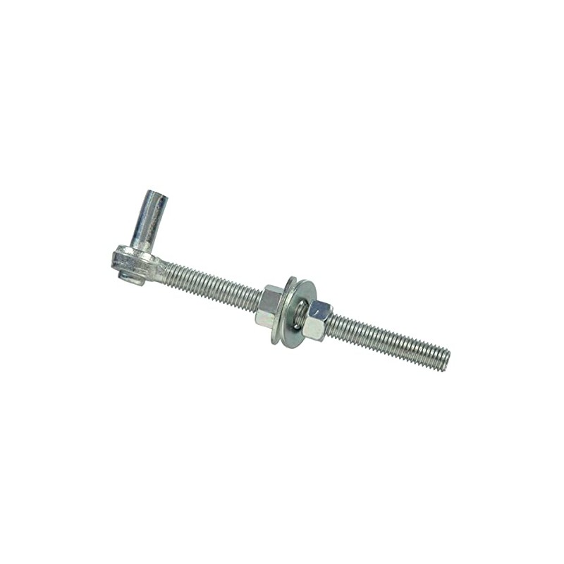 Hardware Essentials Gate Bolt Hook Zinc, Steel (3/4" x 10")