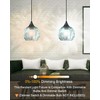SEENMING HOUSE 2 Pack Hanging Kitchen Island Pendant Light 6.3"