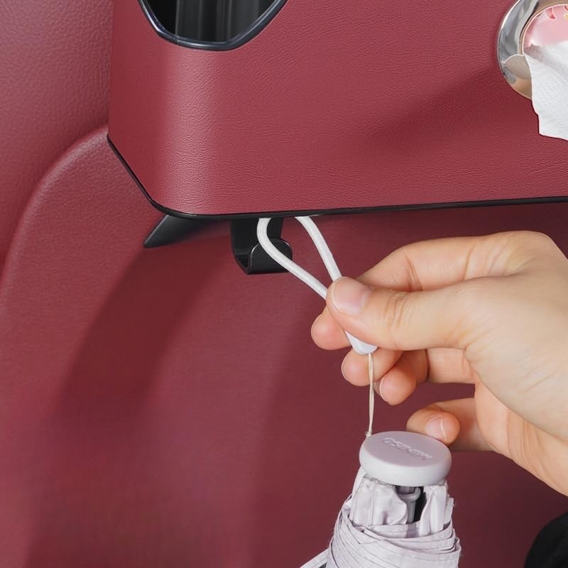 kHiveTrun Multifunctional Car Seat Back Organizer - Red Backseat Storage