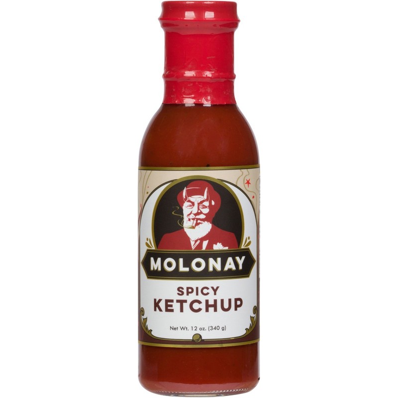 Molonay Spicy Ketchup, 12 oz.