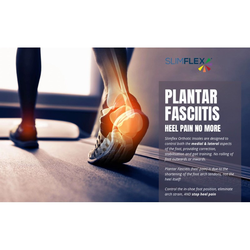 Slimflex Green Arch Support Insoles for Men and Women -