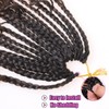 COOKOO 10 Inch Goddess Box Braids Crochet Hair With Curly