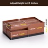 Adjustable Furniture Risers 3 Inch , Non-slip Bed Risers, Soft