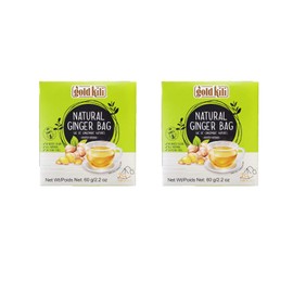 Gold Kili Natural Ginger Bag (2 Pack, Total of 120g)