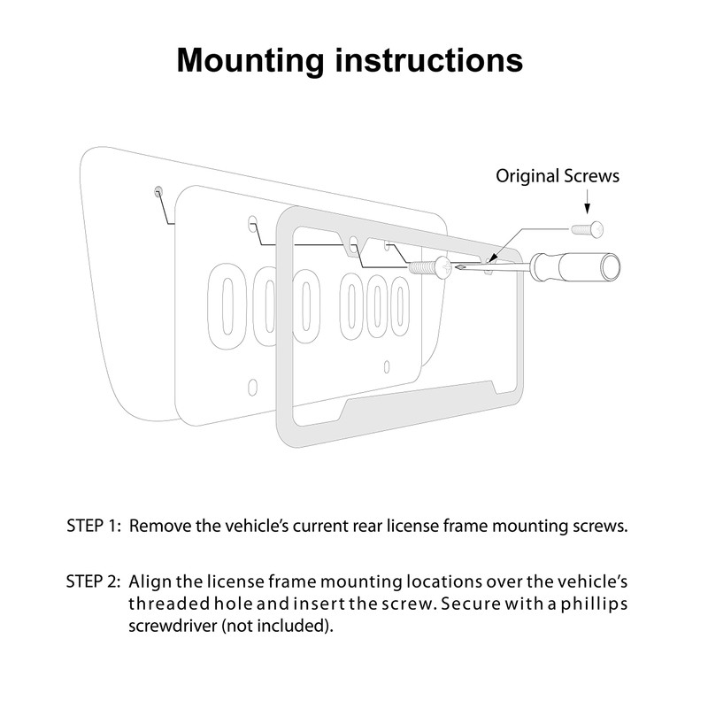 Ford Lightning F-150 License Plate Frame