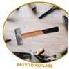 SHINEOFI Replacement Wooden Handle for Single Bit Axe Ergonomic Design