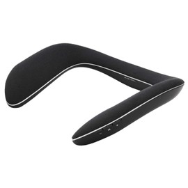 Kashimura BL-92 Wireless Neck Speaker, Bluetooth 5.0, 60 Hours Continuous Playback Time, Low Latency, AptX, AAC, SBC Compatible, Microphone Included, Siri Compatible, Hands-Free, Multi-Point Function, Auto Power Off, Noise and Echo Canceller, Bluetooth 5