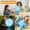 JOWHOL Illuminated Globe for Kids Learning with Animals illustrations Easy