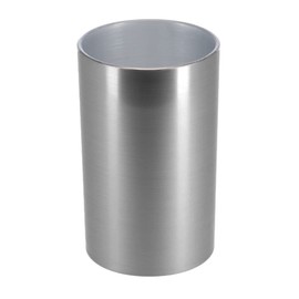 Brushed Aluminum Bath Tumbler Cup Holder or Toothbrush Holder NOUMEA