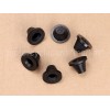 Unbranded 6 PCS Black Rubber Side Cover Grommets Cap For