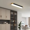 Tioolo Dimmable LED Ceiling Lights Modern Acrylic Linear LED Ceiling