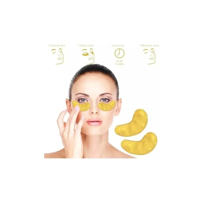 20 Parches Con Colágeno Para Ojeras Desinflama Y Reduce