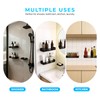 Shower Caddy Adhesive, 304 Stainless Steel, 3 Pack, Black