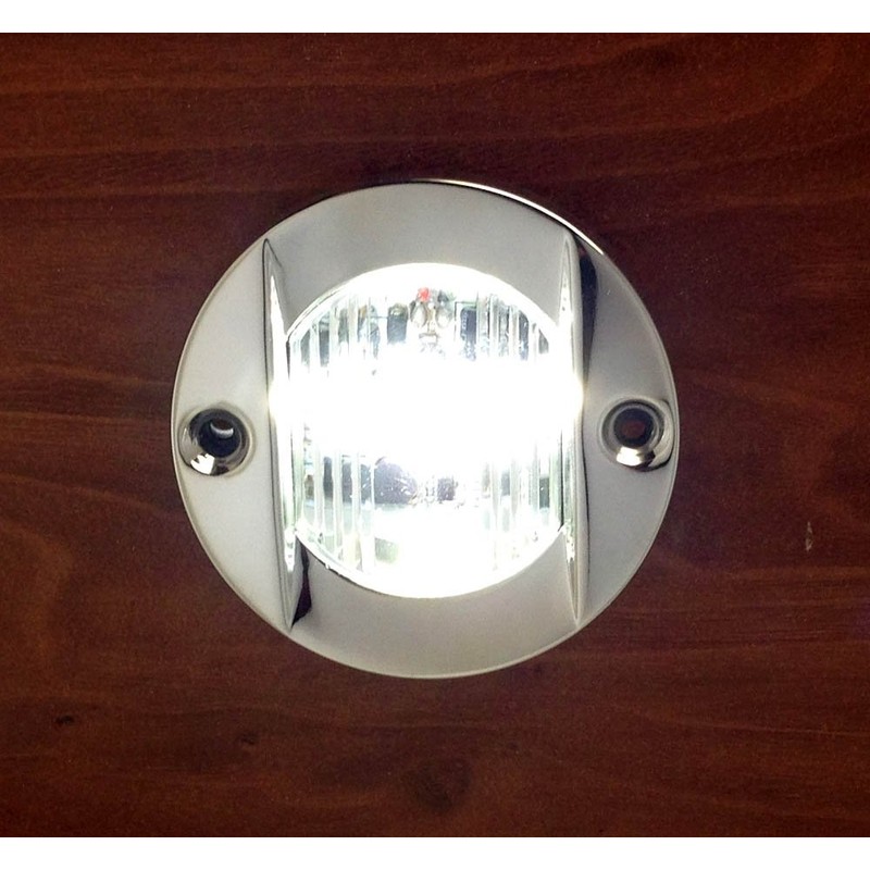 Pactrade Marine 4PCS Stainless Steel LED Navigation Light 3" Transom