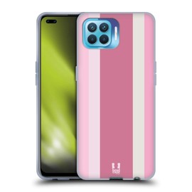 Head Case Designs Oppo Reno4 Lite Vertical Stripe Gel Skin / Case / Cover / Pouch / Shell / Shield