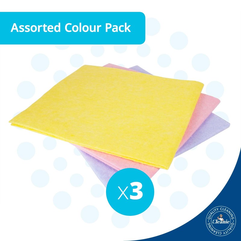 Mr Cleanie All-Purpose Absorbent Household Cleaning Cloths Washing Up Dusting