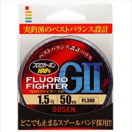 GOSEN GS-377 GS37725 Fluoro Fighter G2 Line, Natural, 164.4 ft (50 m), No. 2.5