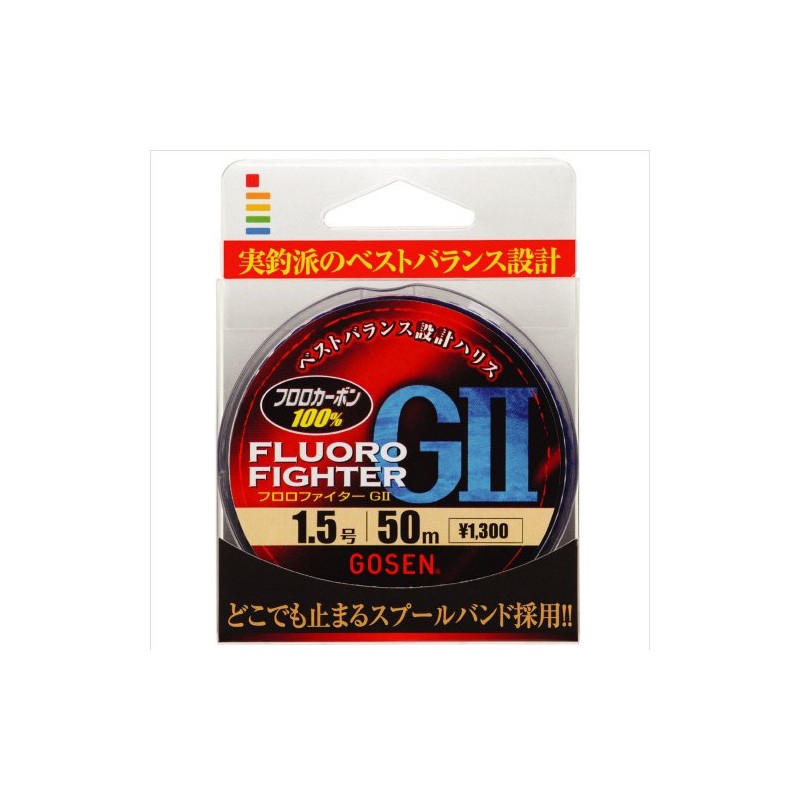 GOSEN GS-377 GS37725 Fluoro Fighter G2 Line, Natural, 164.4 ft