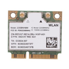 HighZer0 Electronics Wireless-N 2230 Media tarjeta de red PCIe | 300 Mbps con soporte Bluetooth | Pieza de repuesto HMC WLAN 2230BNH Tarjeta Wi-Fi 2230BNHMW