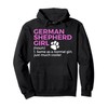 Funny German Shepherd Girl Definition Pullover Hoodie