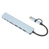 8 In 1 USB C Hub Aluminium Alloy with 1