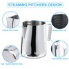 Stainless Steel Milk Frother Cup - Espresso Steaming Pitchers Coffee