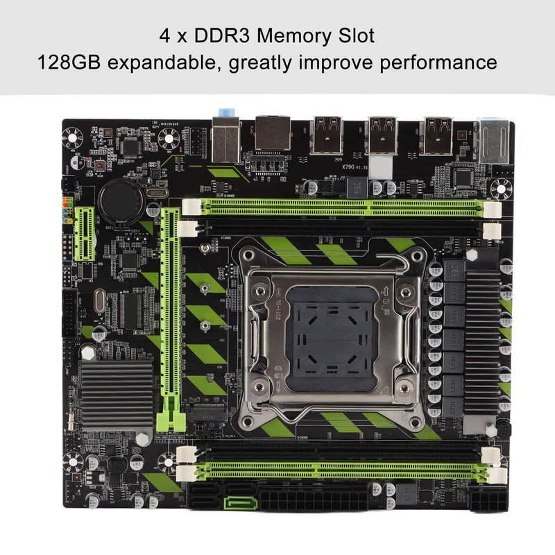 Desktop Motherboard NVME M.2 SATA2.0 PCIe 3.0X16 Dual Channel DDR3