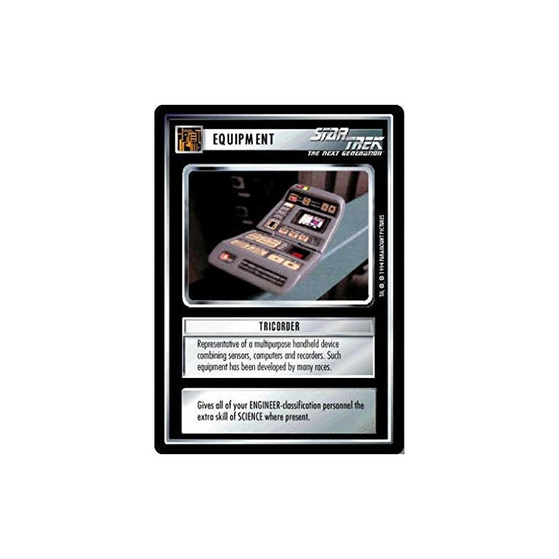 Decipher Star Trek CCG 1E Premier Limited (B Border) TRICORDER