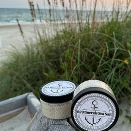 82 Minerals French Grey Sea Salt | Premium Hand-Harvested Sel Gris | 4oz Fine, Coarse, Extra Coarse Trio | Mineral & Electrolyte Finishing Salt